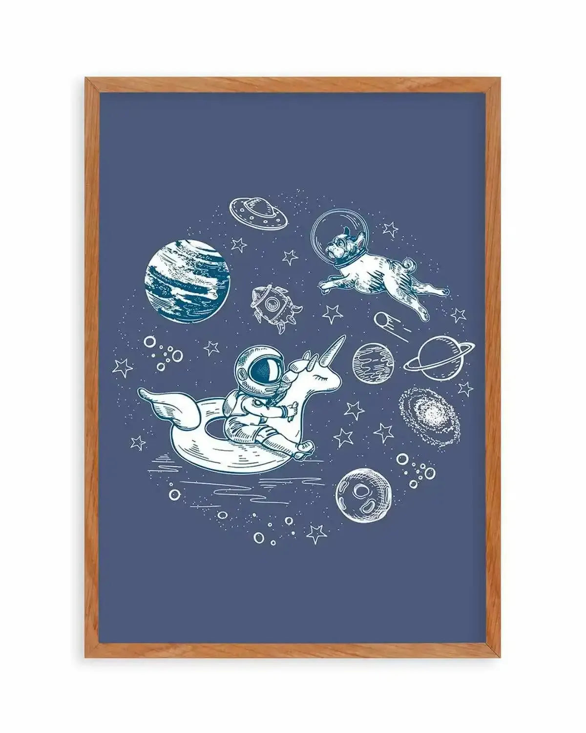 Space Dip Art Print from Olive et Oriel where you can shop wallpaper and artworks online