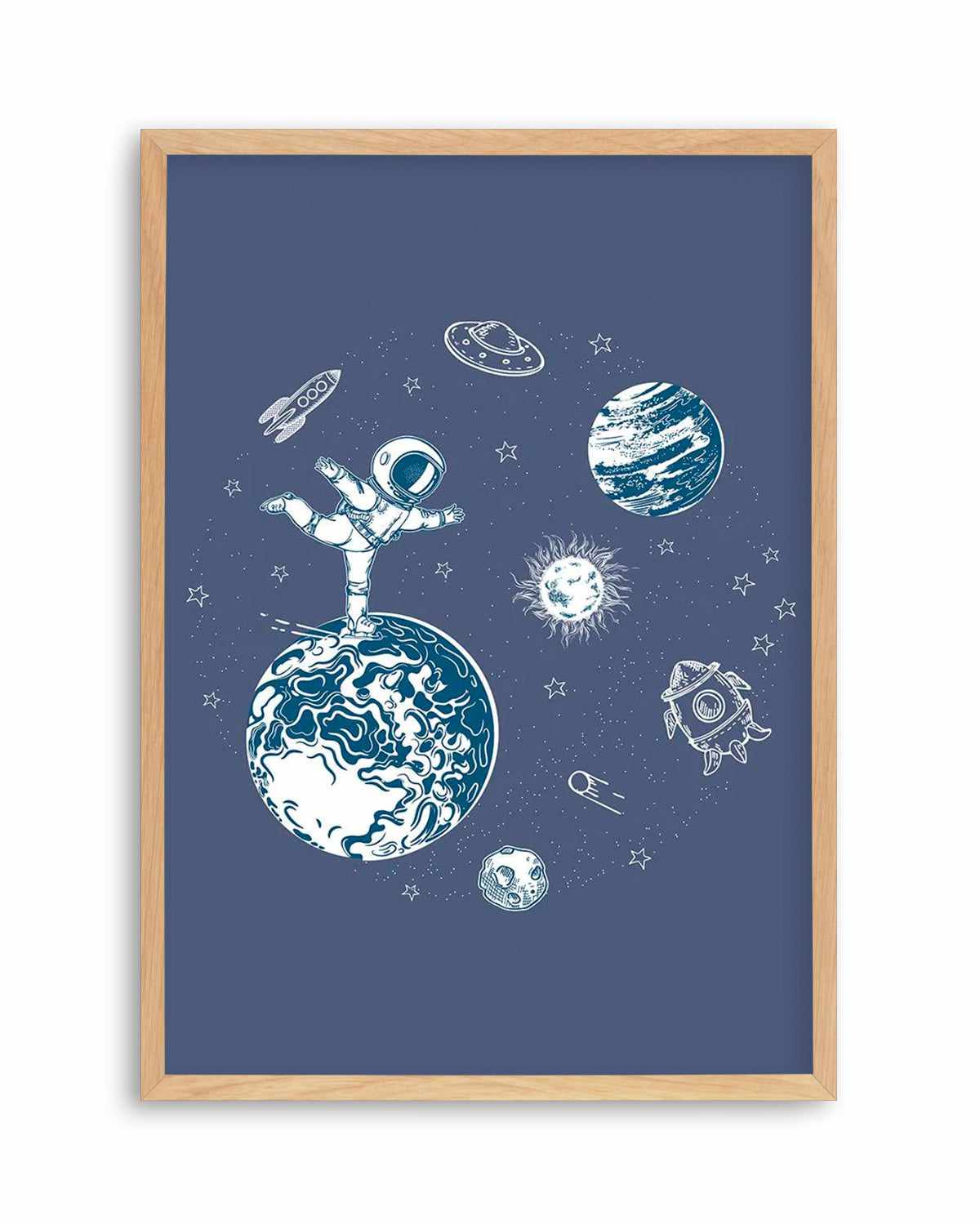 Space Skate Art Print