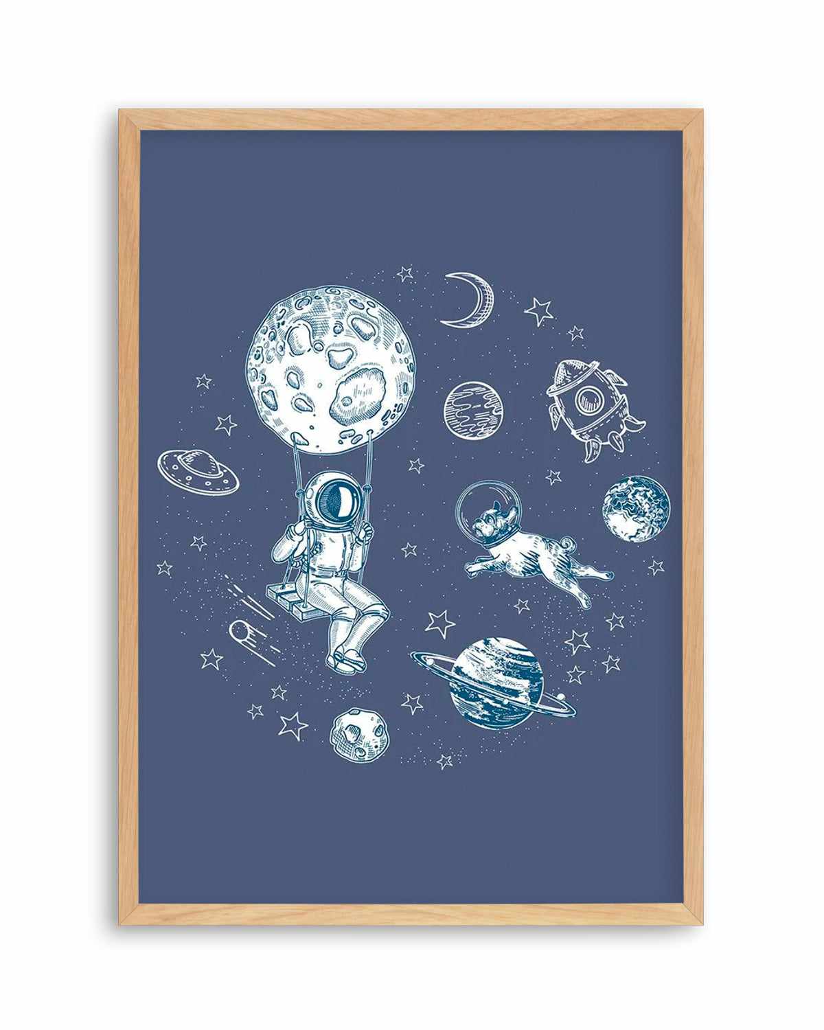 Space Swing Art Print