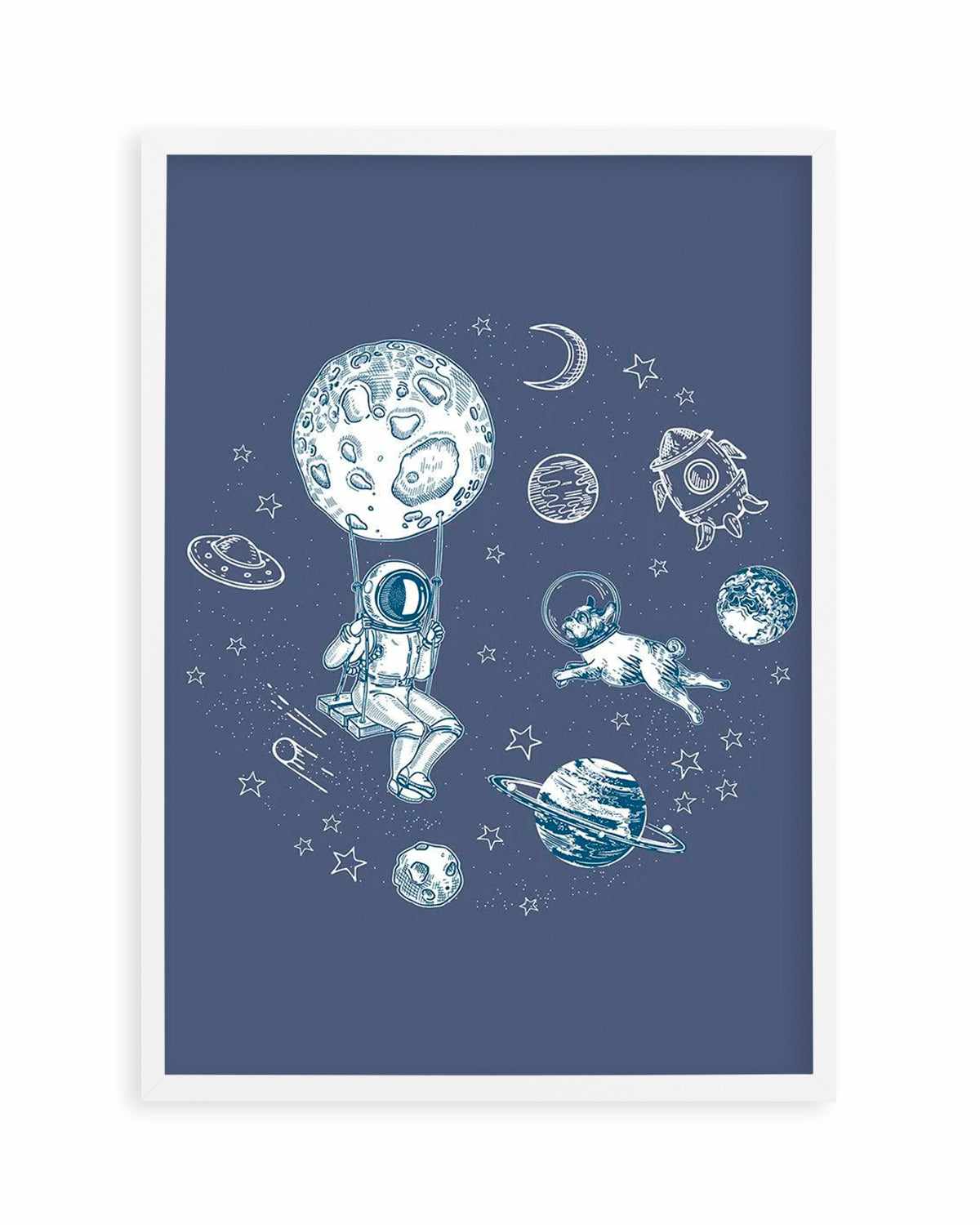 Space Swing Art Print