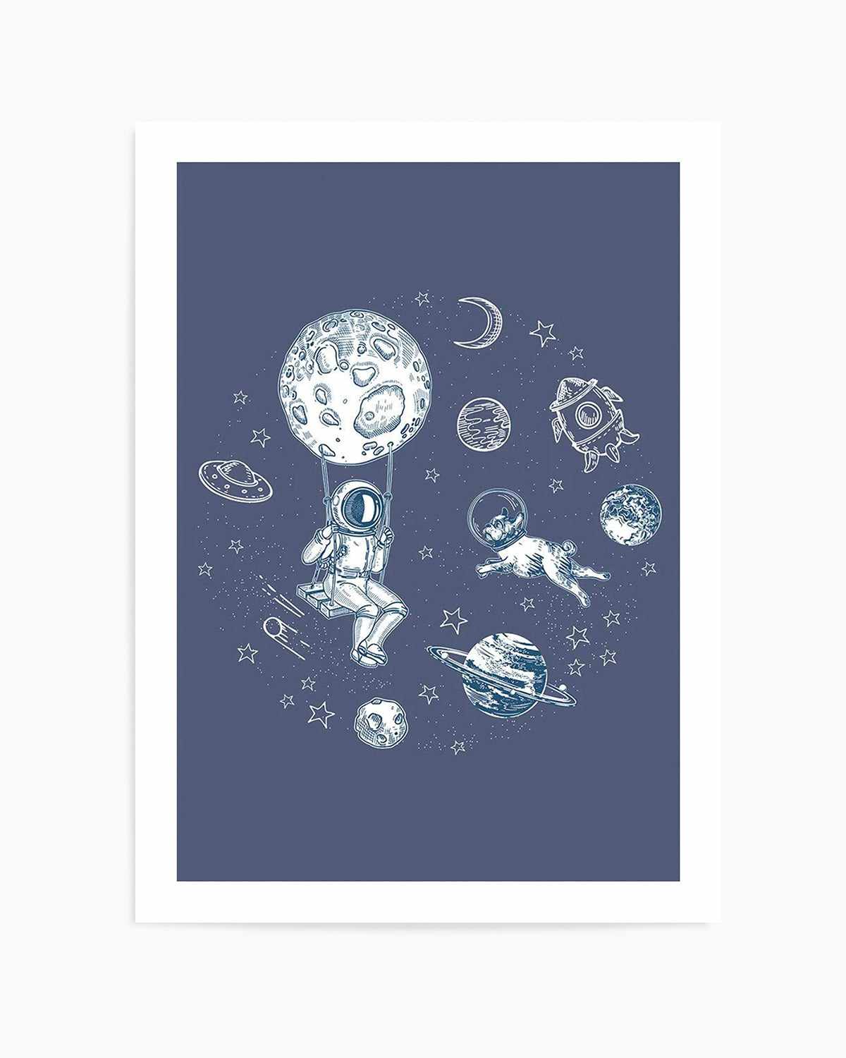 Space Swing Art Print