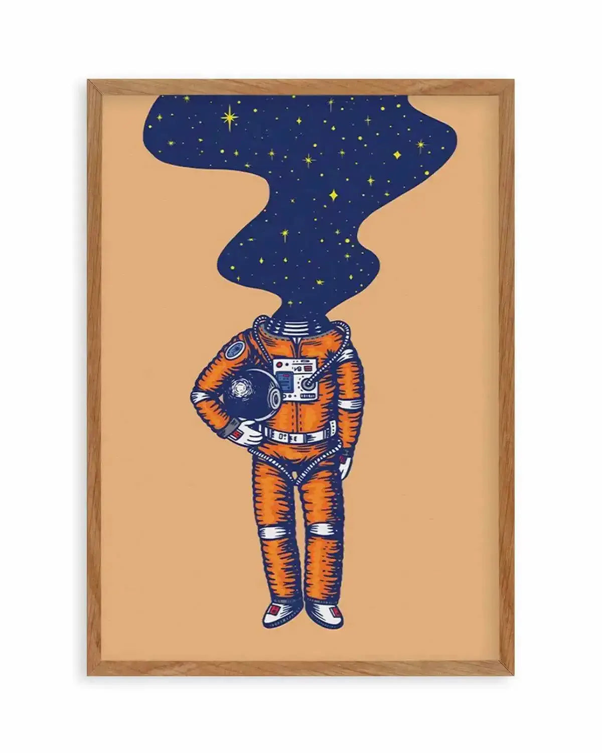 Space on the Mind Art Print from Olive et Oriel where you can shop wallpaper and artworks online