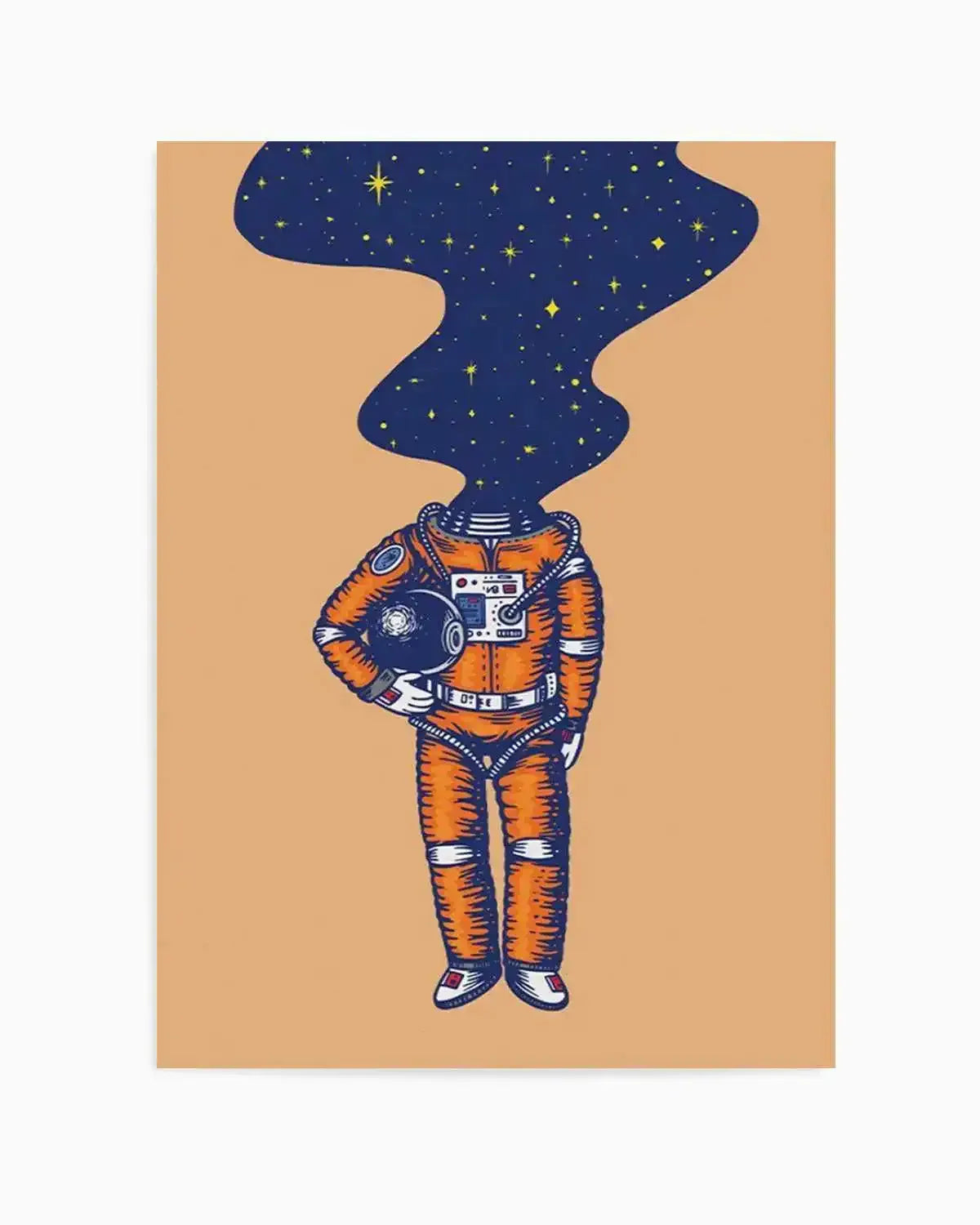 Space on the Mind Art Print from Olive et Oriel where you can shop wallpaper and artworks online