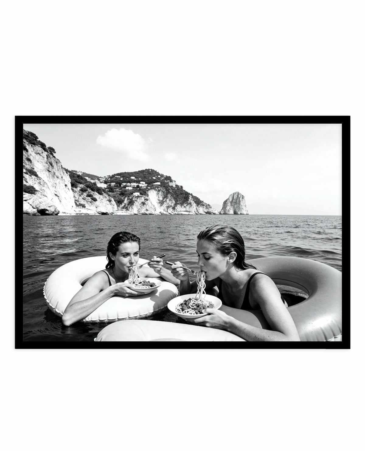 Spaghetti Time | Art Print from Olive et Oriel where you can shop wallpaper and artworks online