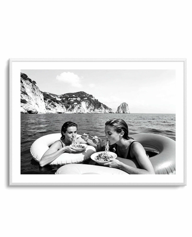 Spaghetti Time | Art Print from Olive et Oriel where you can shop wallpaper and artworks online