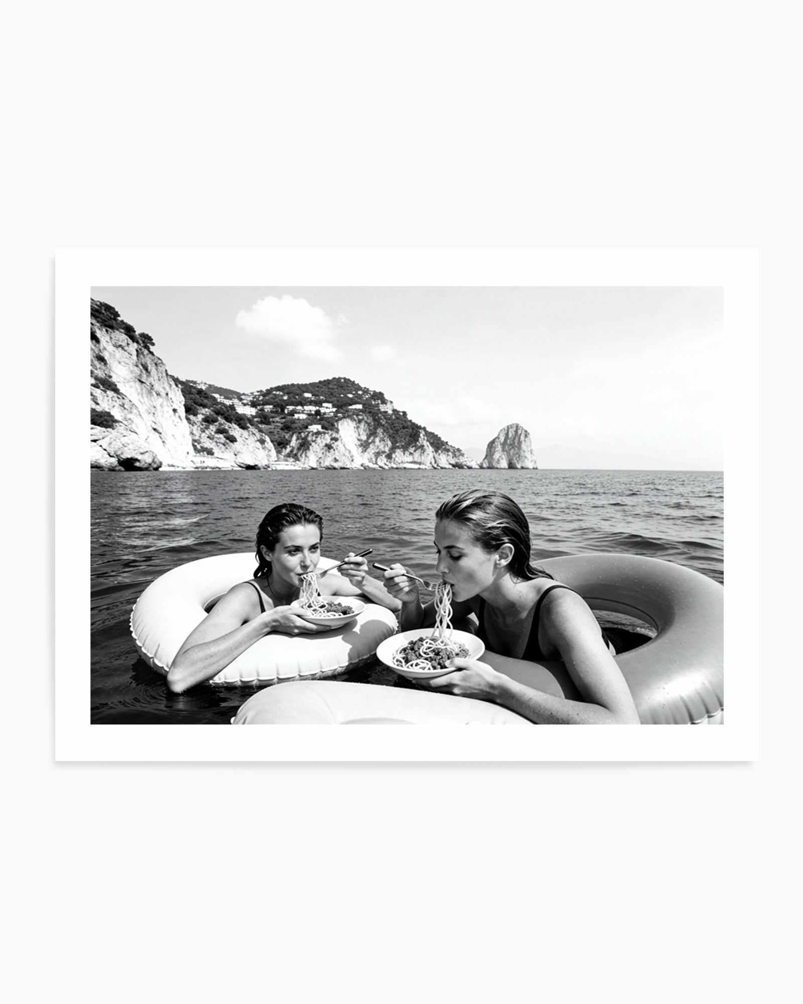 Spaghetti Time | Art Print from Olive et Oriel where you can shop wallpaper and artworks online