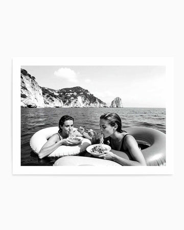 Spaghetti Time | Art Print from Olive et Oriel where you can shop wallpaper and artworks online