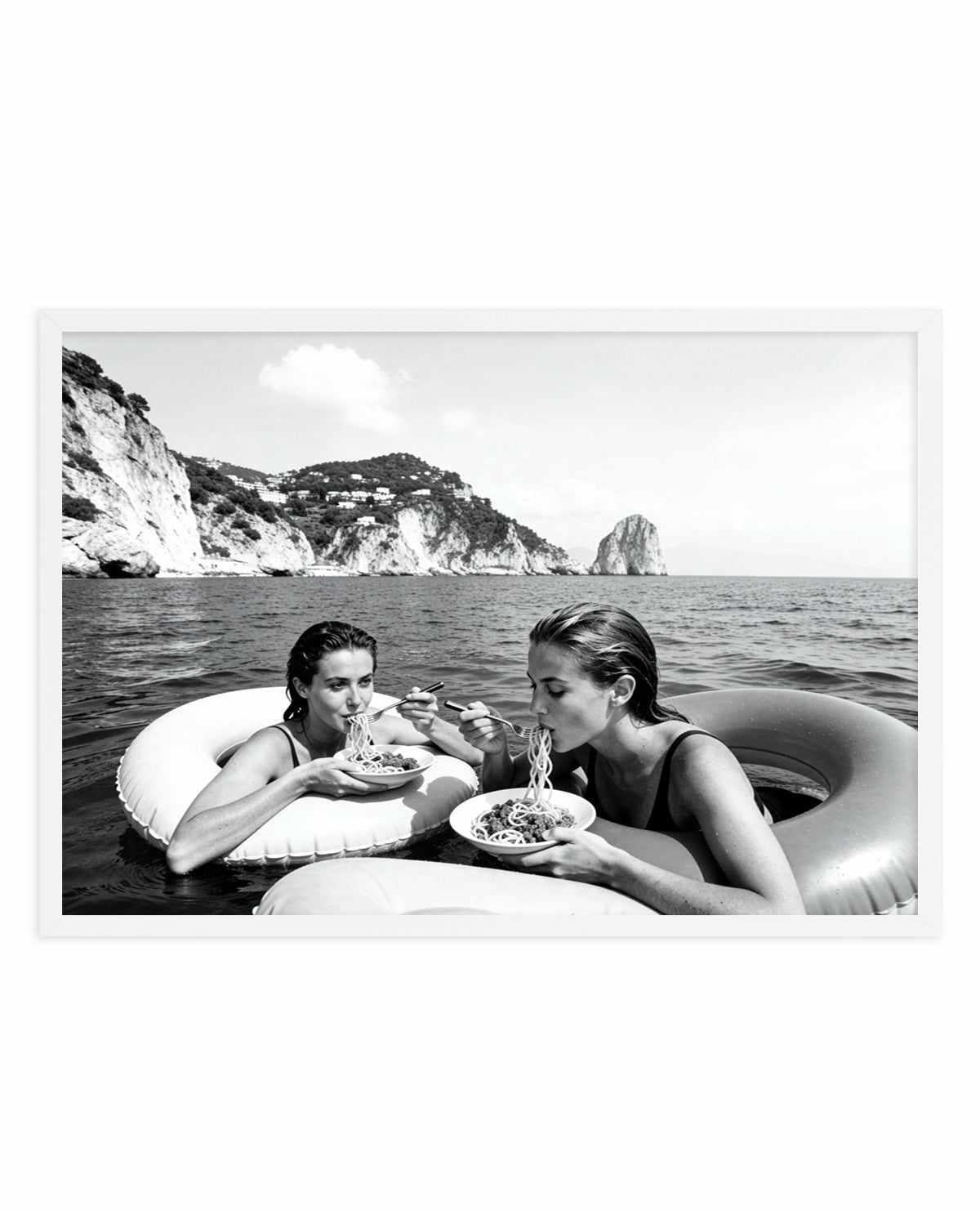 Spaghetti Time | Art Print from Olive et Oriel where you can shop wallpaper and artworks online