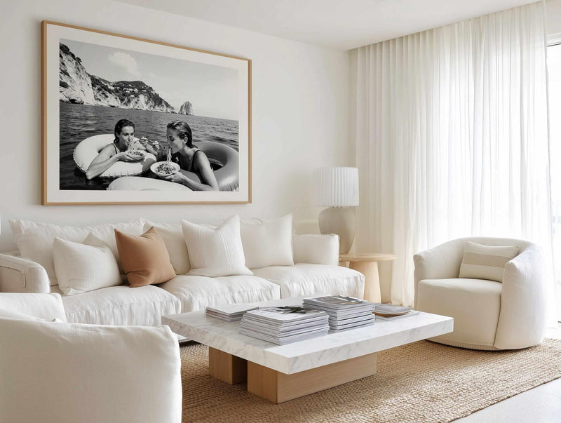 Spaghetti Time | Art Print from Olive et Oriel where you can shop wallpaper and artworks online