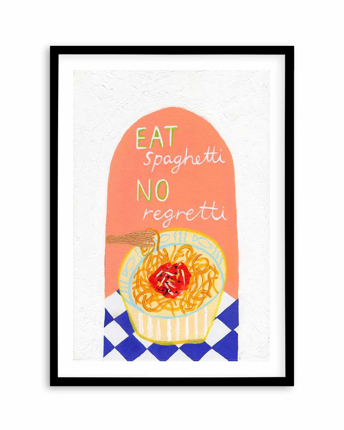 Spaghetti by Britney Turner Art Print from Olive et Oriel where you can shop wallpaper and artworks online
