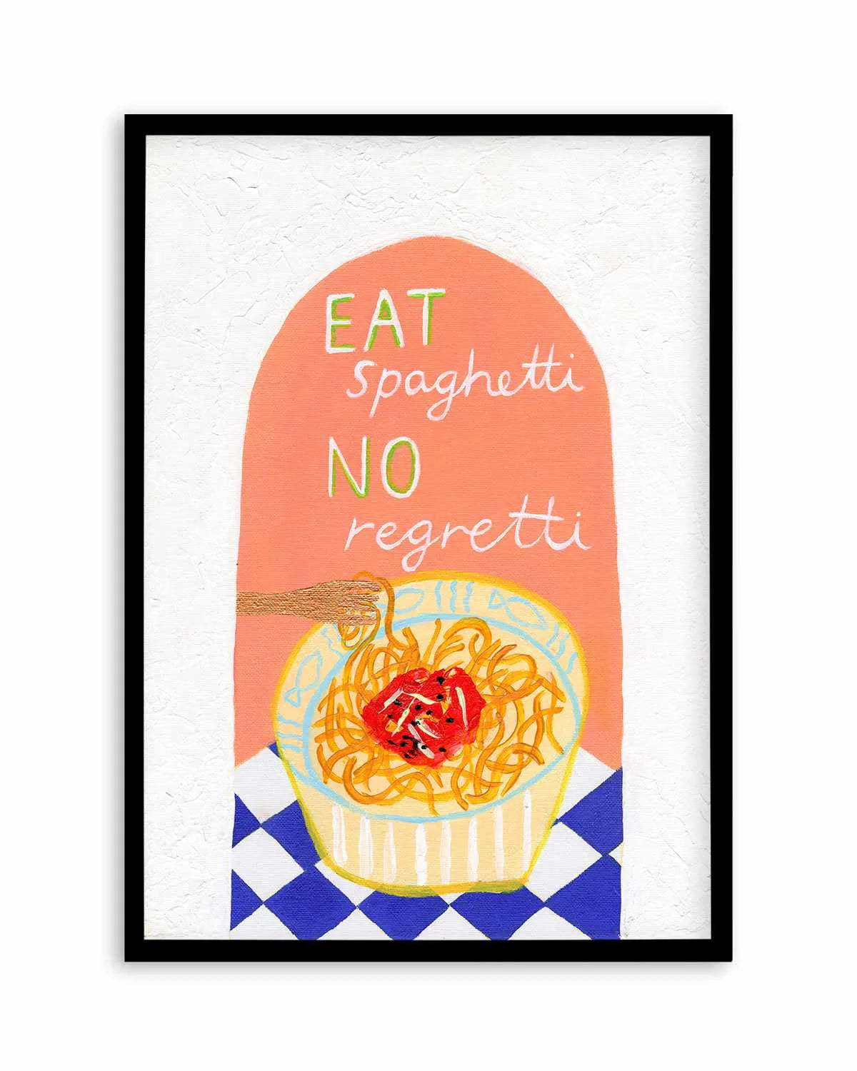 Spaghetti by Britney Turner Art Print from Olive et Oriel where you can shop wallpaper and artworks online