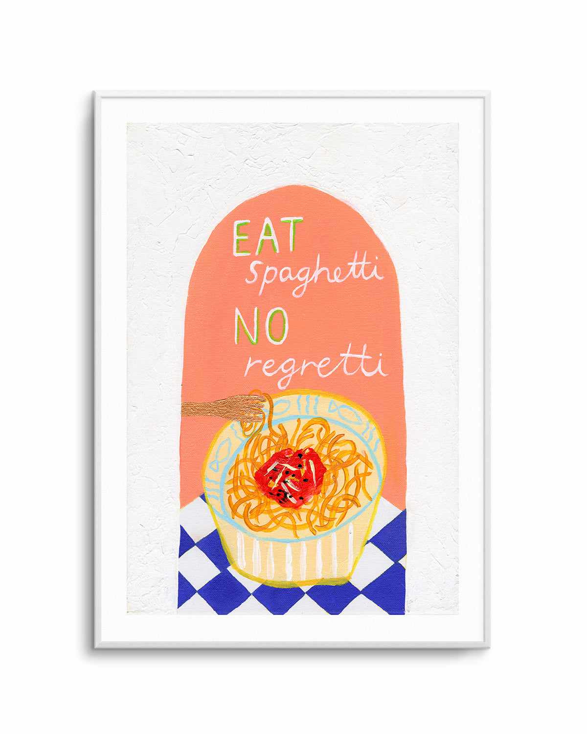 Buy 'Spaghetti' by Britney Turner Wall Art Print | Next Day Shipping ...