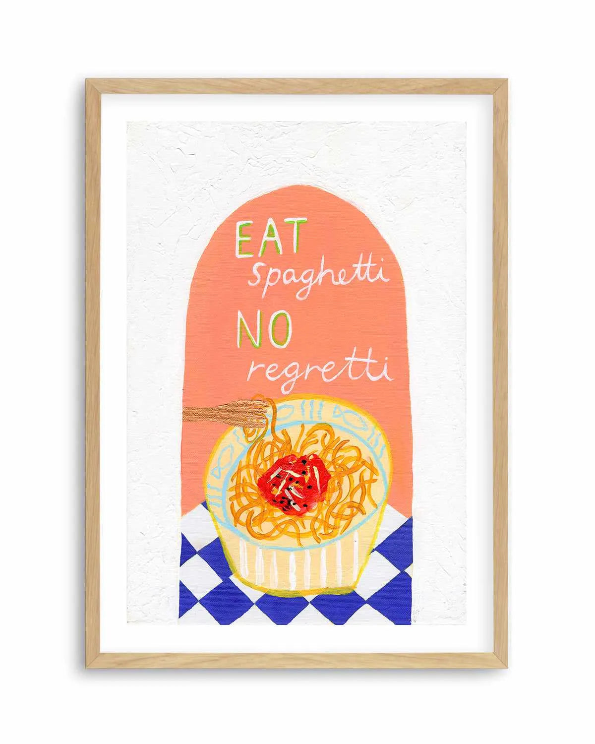 Spaghetti by Britney Turner Art Print from Olive et Oriel where you can shop wallpaper and artworks online