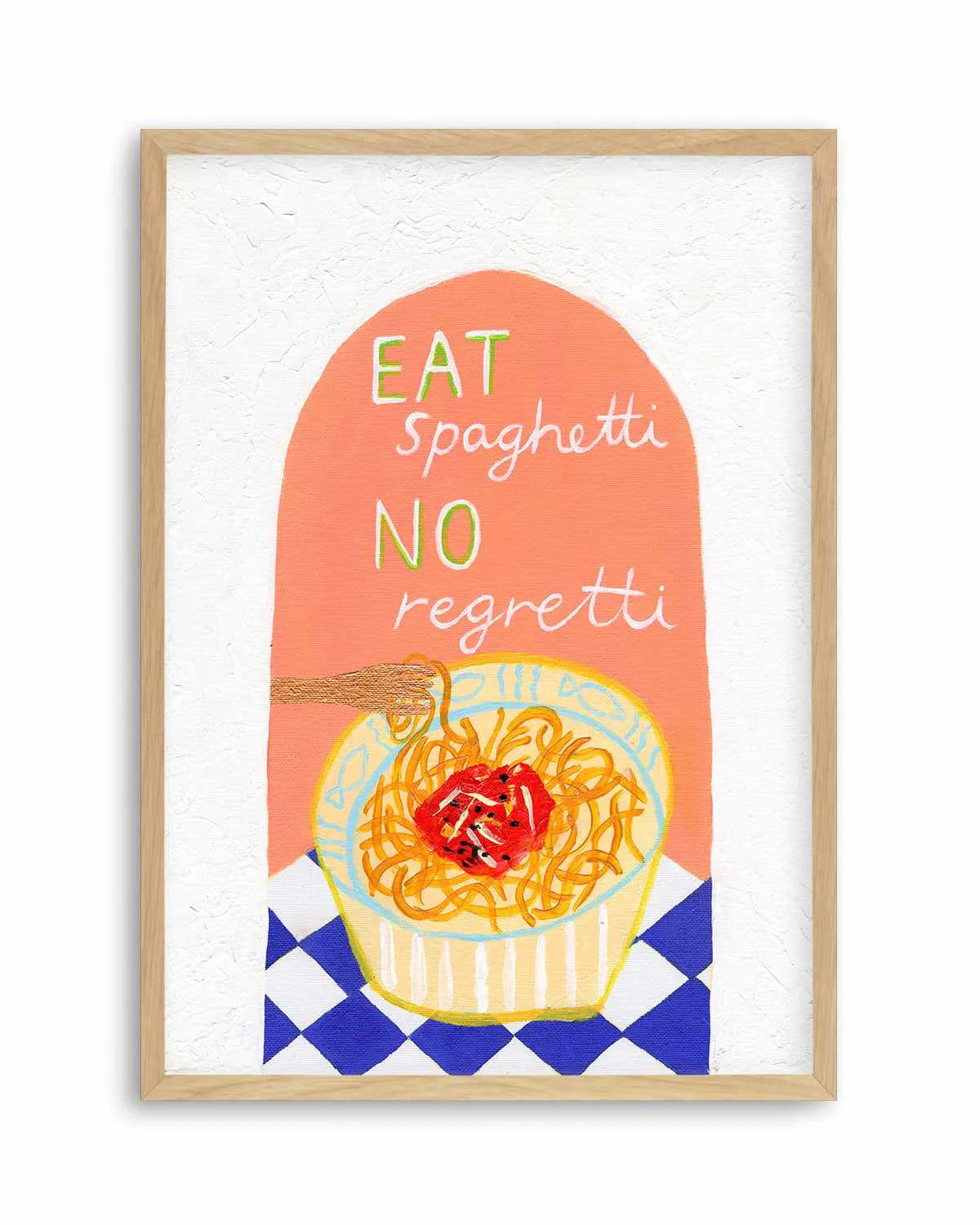 Spaghetti by Britney Turner Art Print from Olive et Oriel where you can shop wallpaper and artworks online