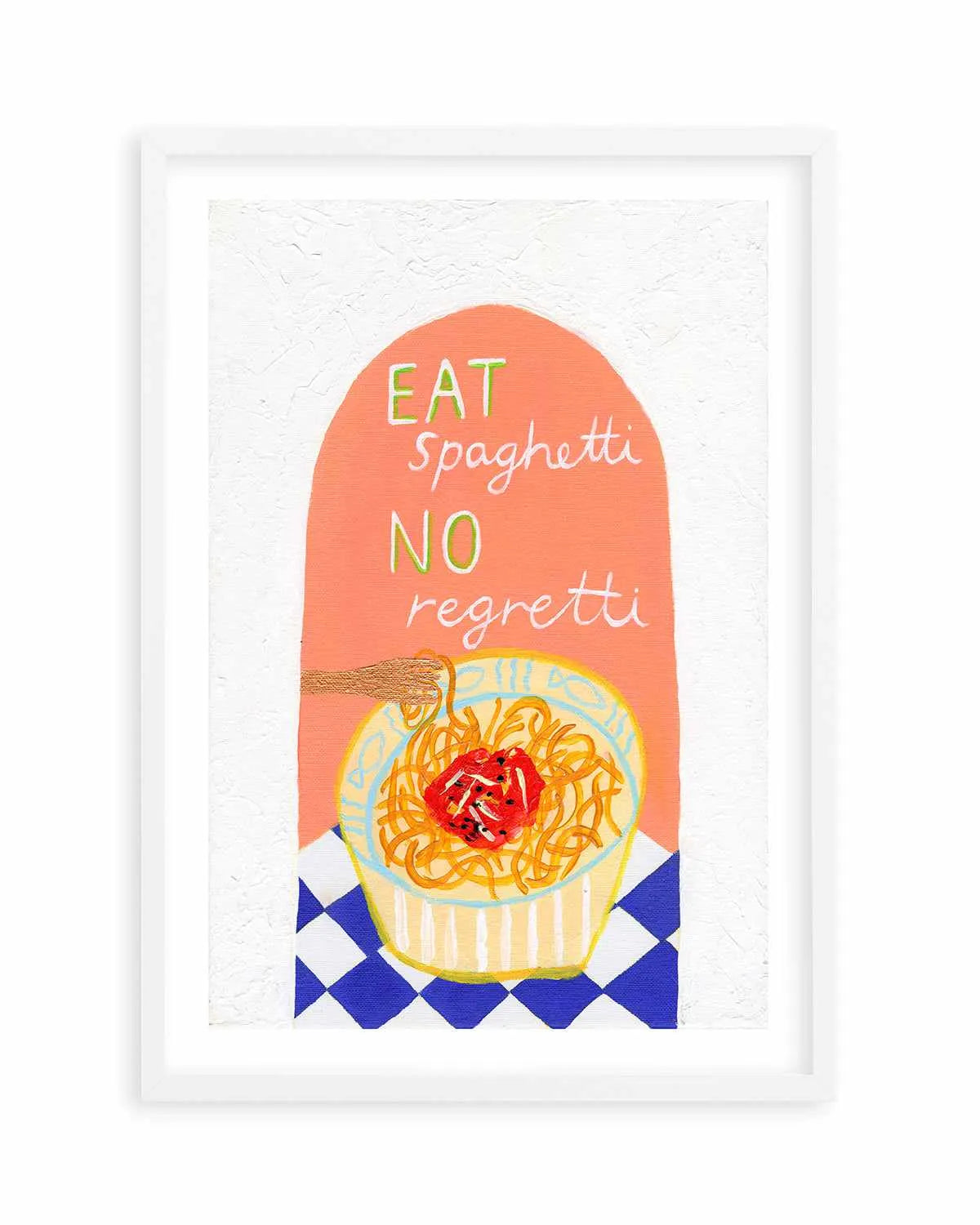 Spaghetti by Britney Turner Art Print from Olive et Oriel where you can shop wallpaper and artworks online