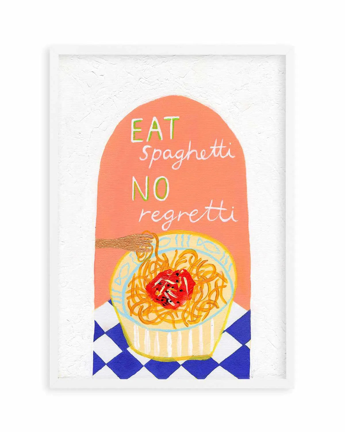 Spaghetti by Britney Turner Art Print from Olive et Oriel where you can shop wallpaper and artworks online