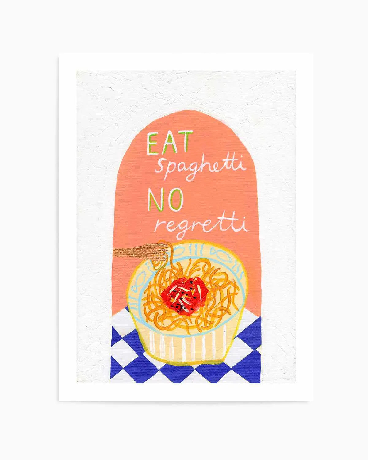 Spaghetti by Britney Turner Art Print from Olive et Oriel where you can shop wallpaper and artworks online