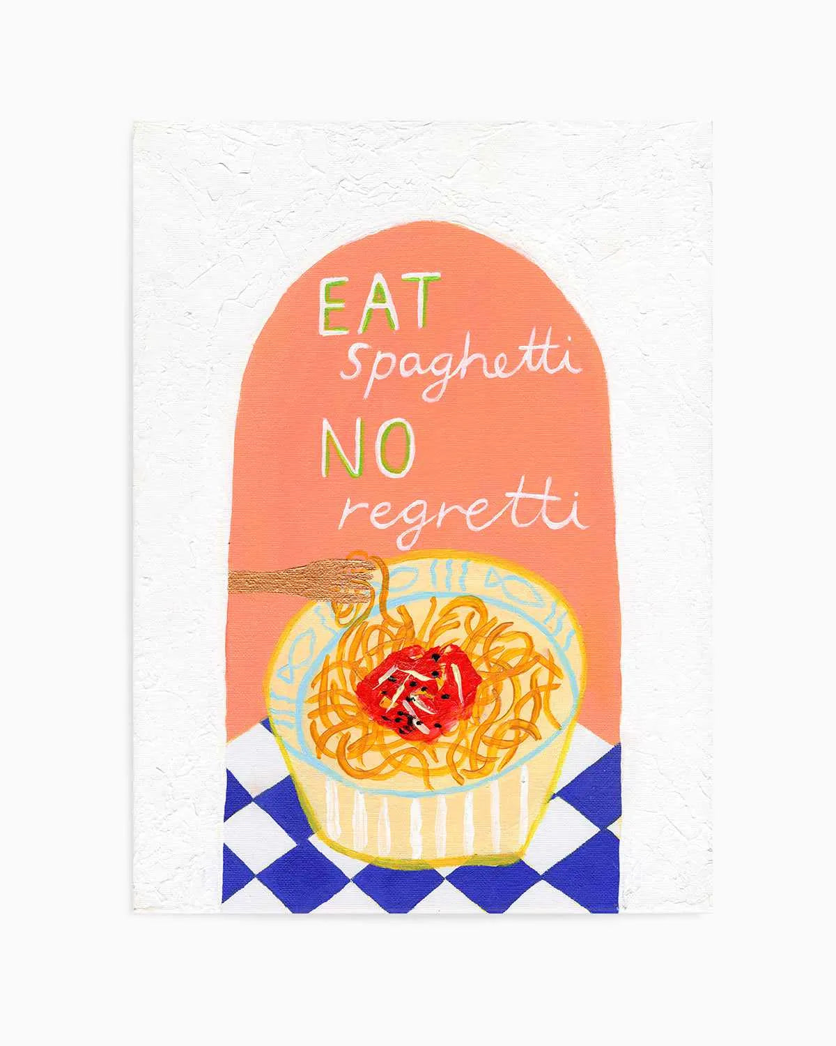 Spaghetti by Britney Turner Art Print from Olive et Oriel where you can shop wallpaper and artworks online