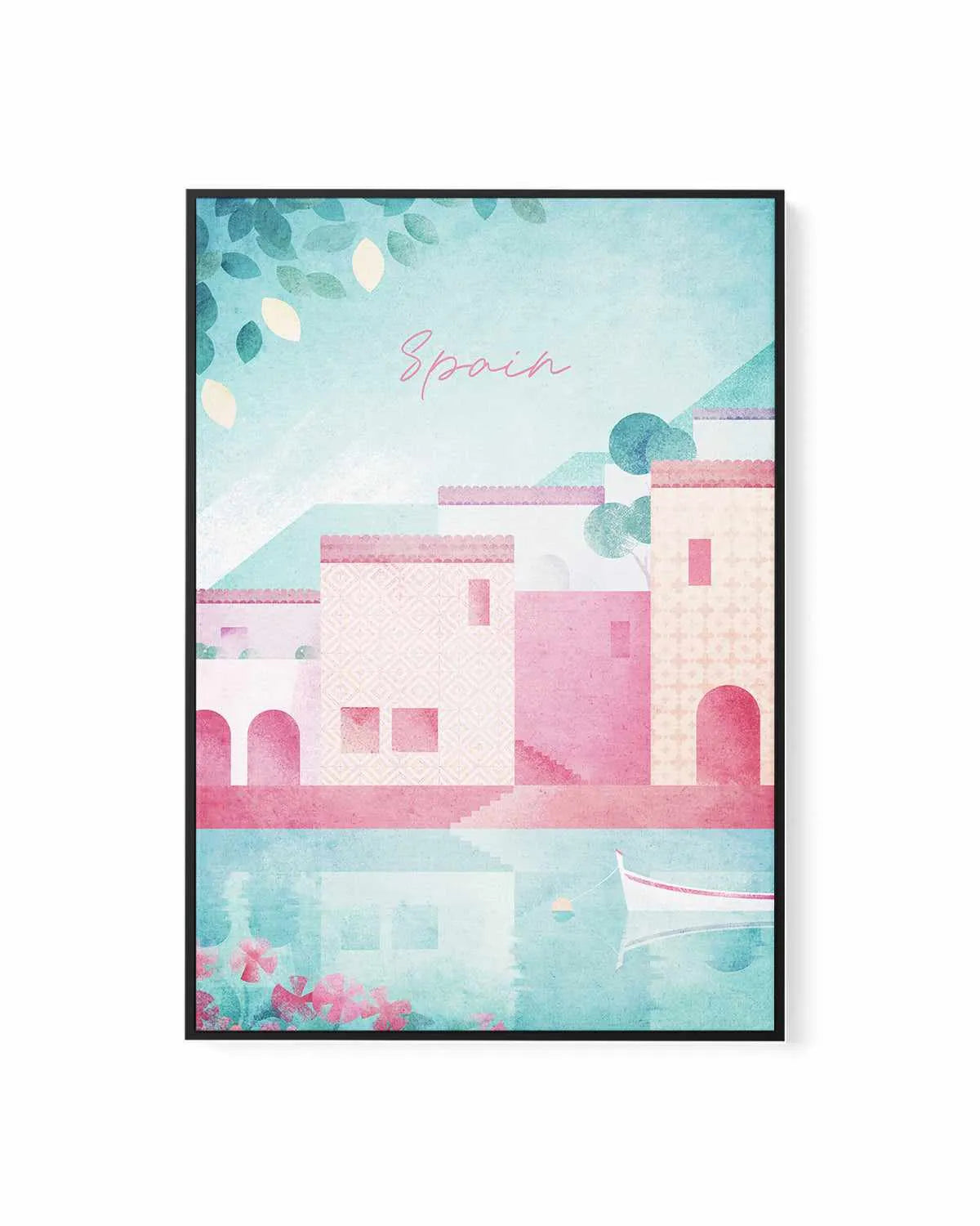 Spain by Henry Rivers | Framed Canvas Art Print from Olive et Oriel where you can shop wallpaper and artworks online