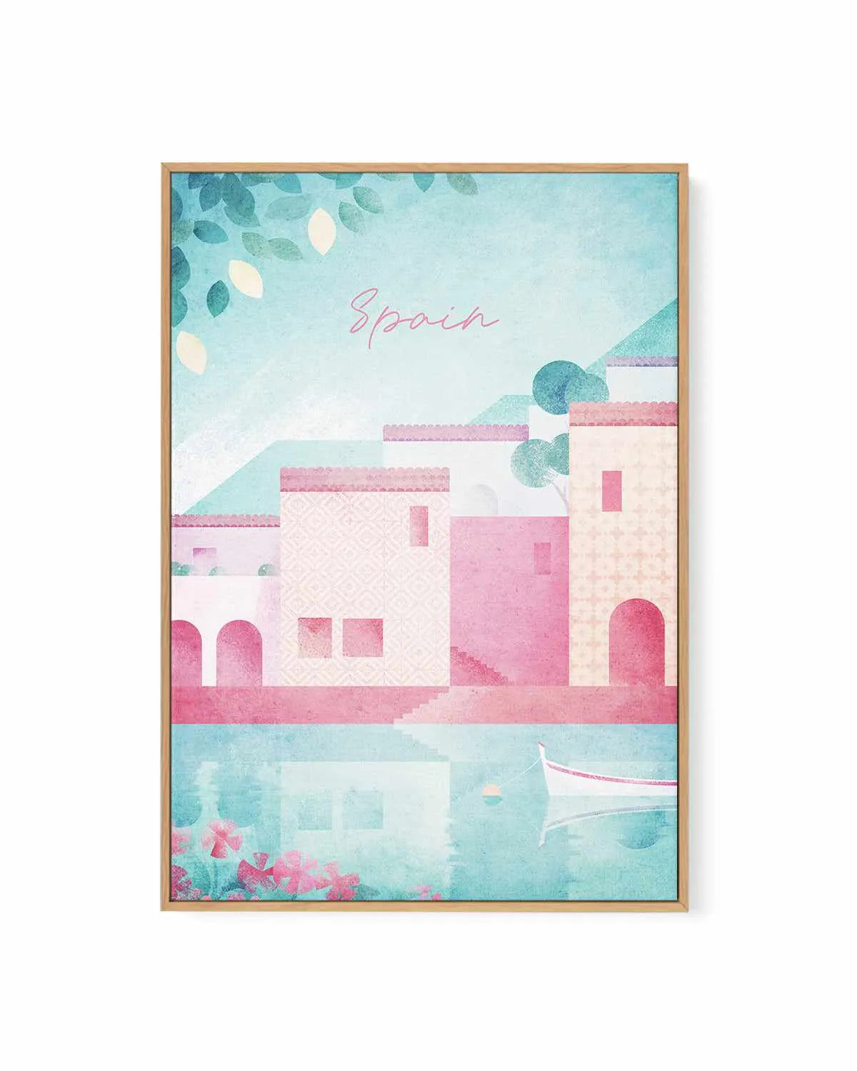 Spain by Henry Rivers | Framed Canvas Art Print from Olive et Oriel where you can shop wallpaper and artworks online