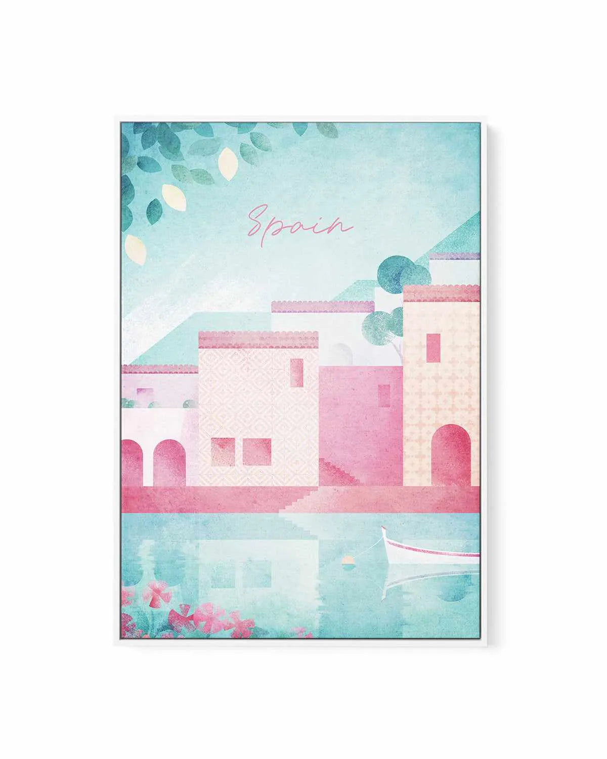 Spain by Henry Rivers | Framed Canvas Art Print from Olive et Oriel where you can shop wallpaper and artworks online