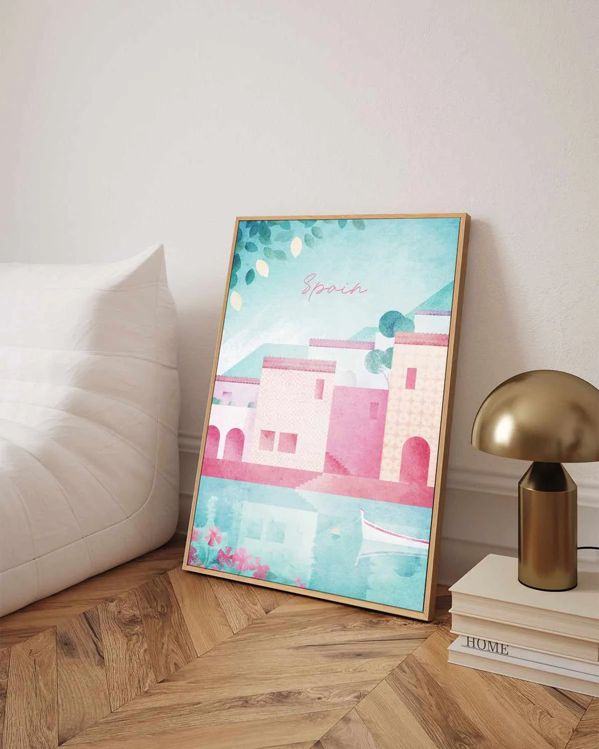 Spain by Henry Rivers | Framed Canvas Art Print from Olive et Oriel where you can shop wallpaper and artworks online