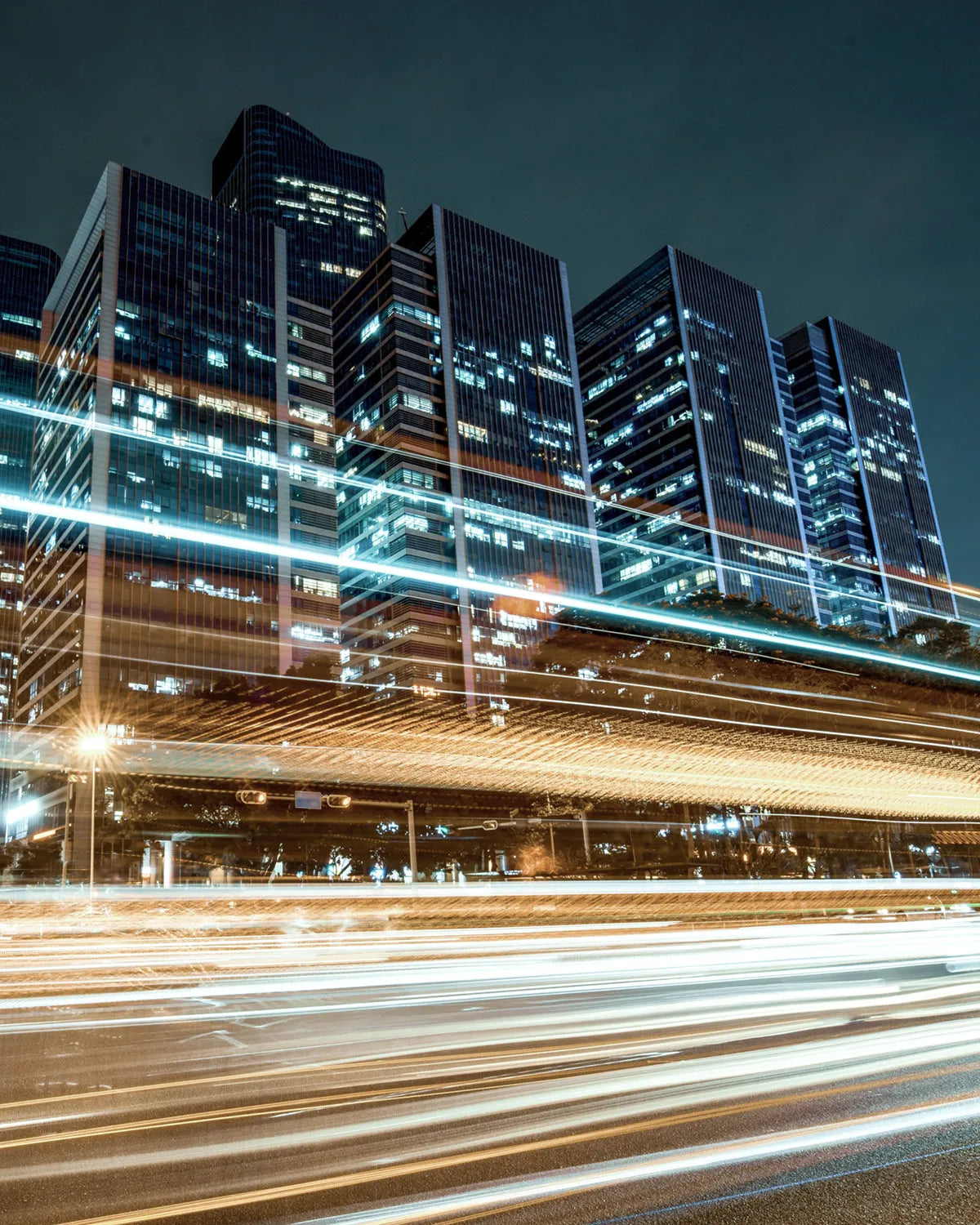 Speed of the City Photo Mural Wallpaper from Olive et Oriel where you can shop wallpaper and artworks online