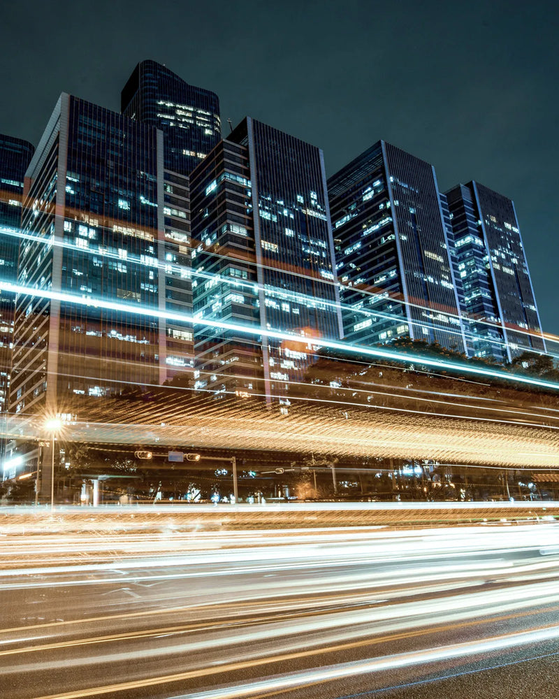 Speed of the City Photo Mural Wallpaper from Olive et Oriel where you can shop wallpaper and artworks online