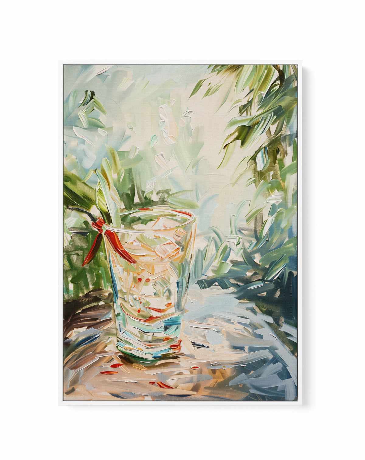 Spicy Margarita | Framed Canvas Art Print