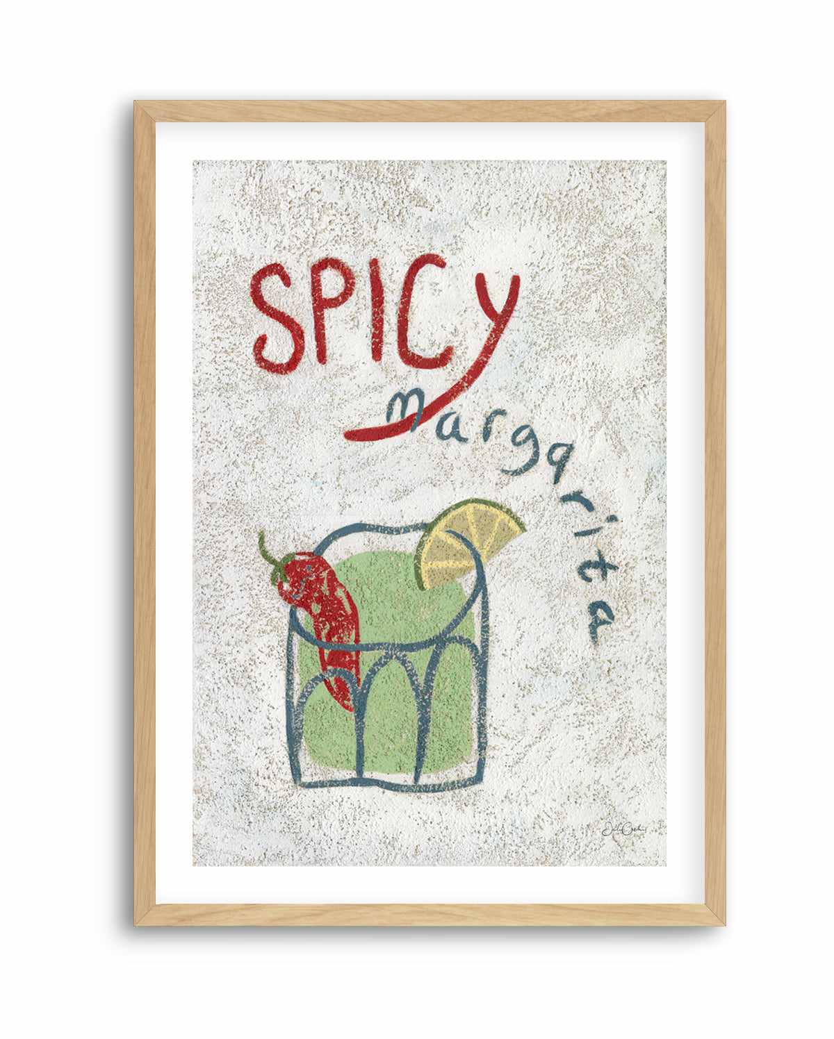 Spicy margarita by Julie Celina | Art Print