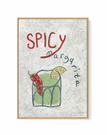 Spicy Margarita by Julie Celina | Framed Canvas Art Print from Olive et Oriel where you can shop wallpaper and artworks online