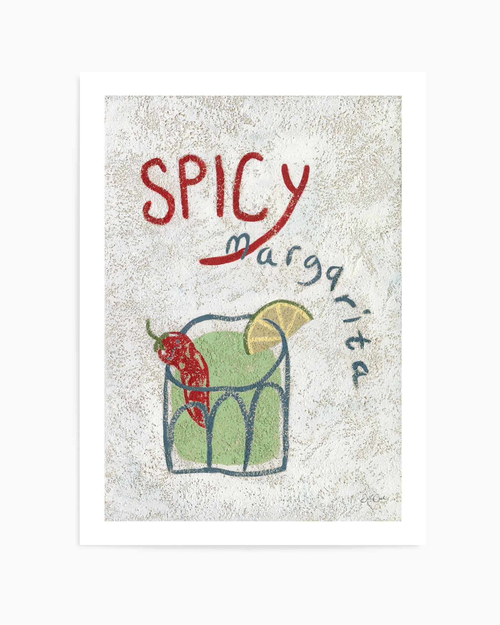 Spicy margarita by Julie Celina | Art Print