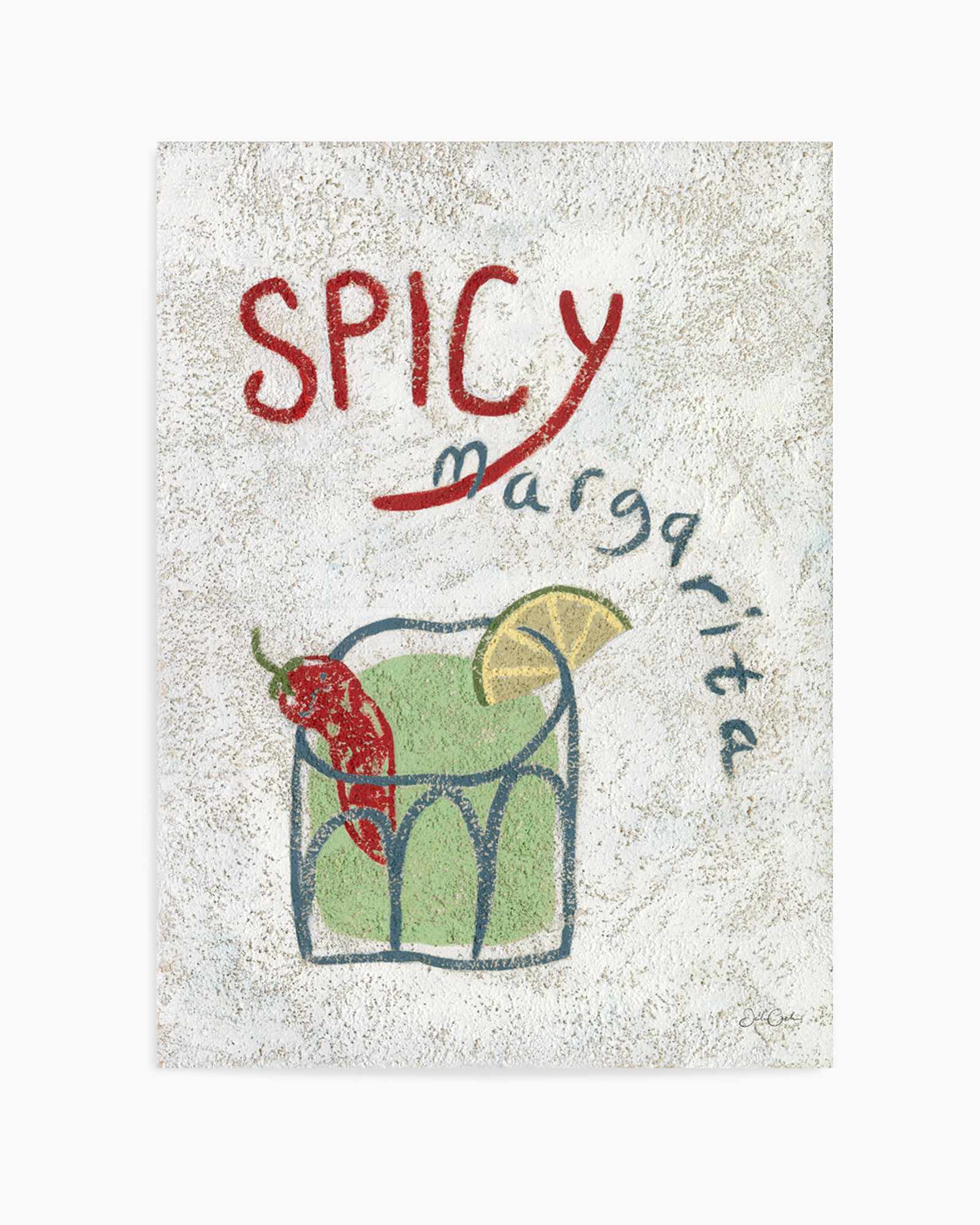 Spicy margarita by Julie Celina | Art Print