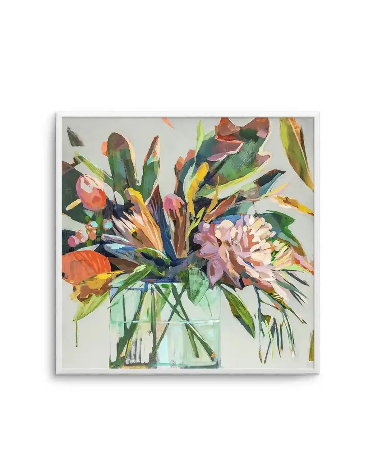 Spikey Bouquet by Jenny Westenhofer SQ Art Print-PRINT-Olive et Oriel-Jenny Westenhofer-Buy-Australian-Art-Prints-Online-with-Olive-et-Oriel-Your-Artwork-Specialists-Austrailia-Decorate-With-Coastal-Photo-Wall-Art-Prints-From-Our-Beach-House-Artwork-Collection-Fine-Poster-and-Framed-Artwork