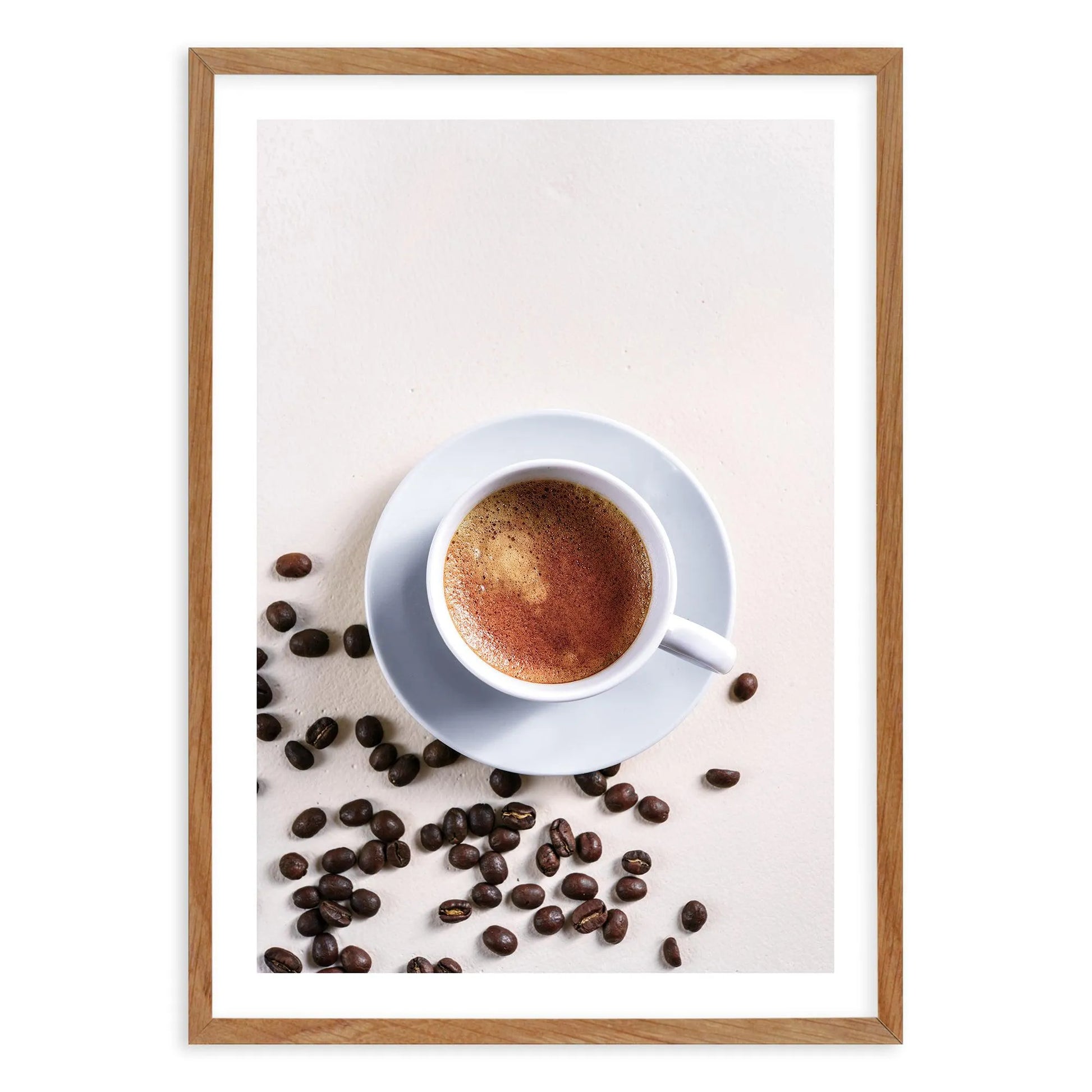 Spill The Beans Art Print-PRINT-Olive et Oriel-Olive et Oriel-50x70 cm | 19.6" x 27.5"-Walnut-With White Border-Buy-Australian-Art-Prints-Online-with-Olive-et-Oriel-Your-Artwork-Specialists-Austrailia-Decorate-With-Coastal-Photo-Wall-Art-Prints-From-Our-Beach-House-Artwork-Collection-Fine-Poster-and-Framed-Artwork