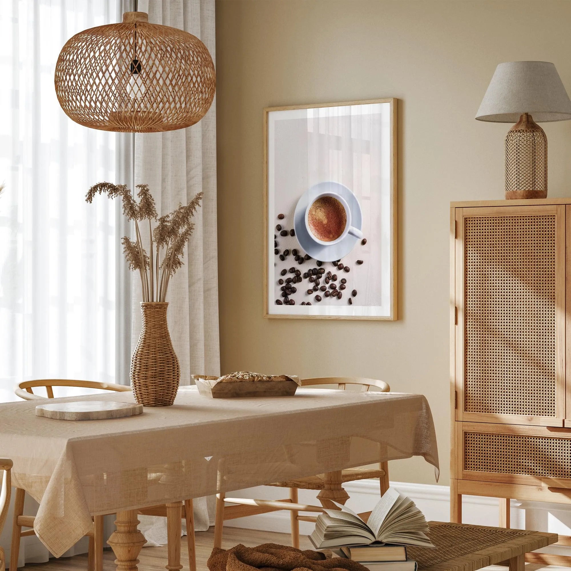 Spill The Beans Art Print-PRINT-Olive et Oriel-Olive et Oriel-Buy-Australian-Art-Prints-Online-with-Olive-et-Oriel-Your-Artwork-Specialists-Austrailia-Decorate-With-Coastal-Photo-Wall-Art-Prints-From-Our-Beach-House-Artwork-Collection-Fine-Poster-and-Framed-Artwork