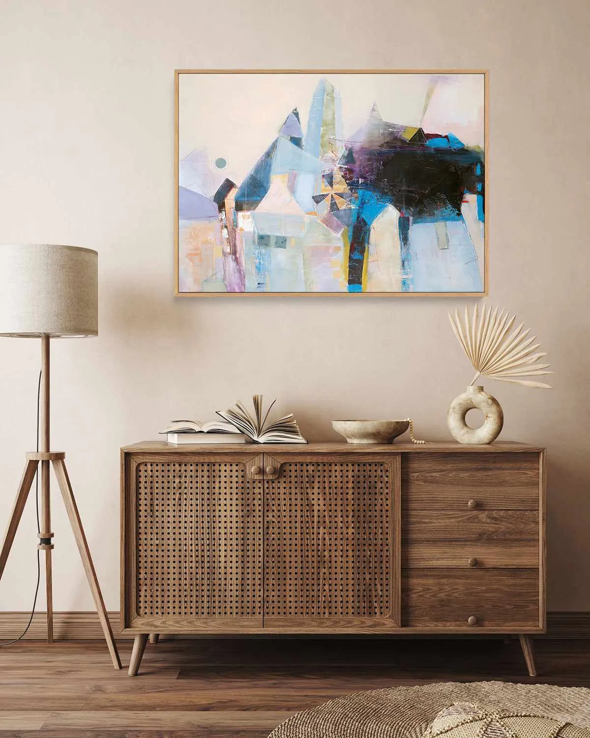 Spinning Mill III by Design Fabrikken | Framed Canvas Art Print from Olive et Oriel where you can shop wallpaper and artworks online