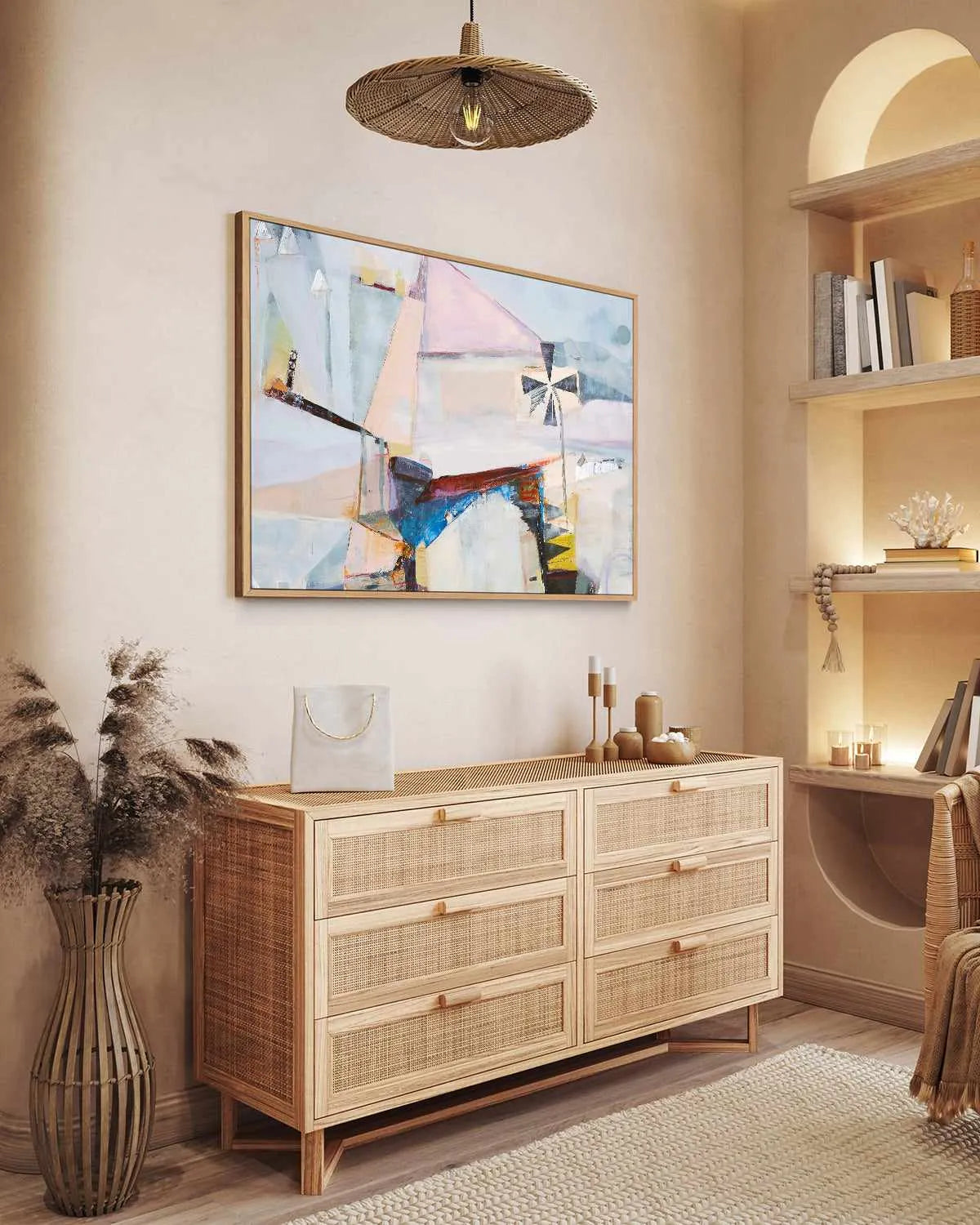 Spinning Mill II by Design Fabrikken | Framed Canvas Art Print from Olive et Oriel where you can shop wallpaper and artworks online