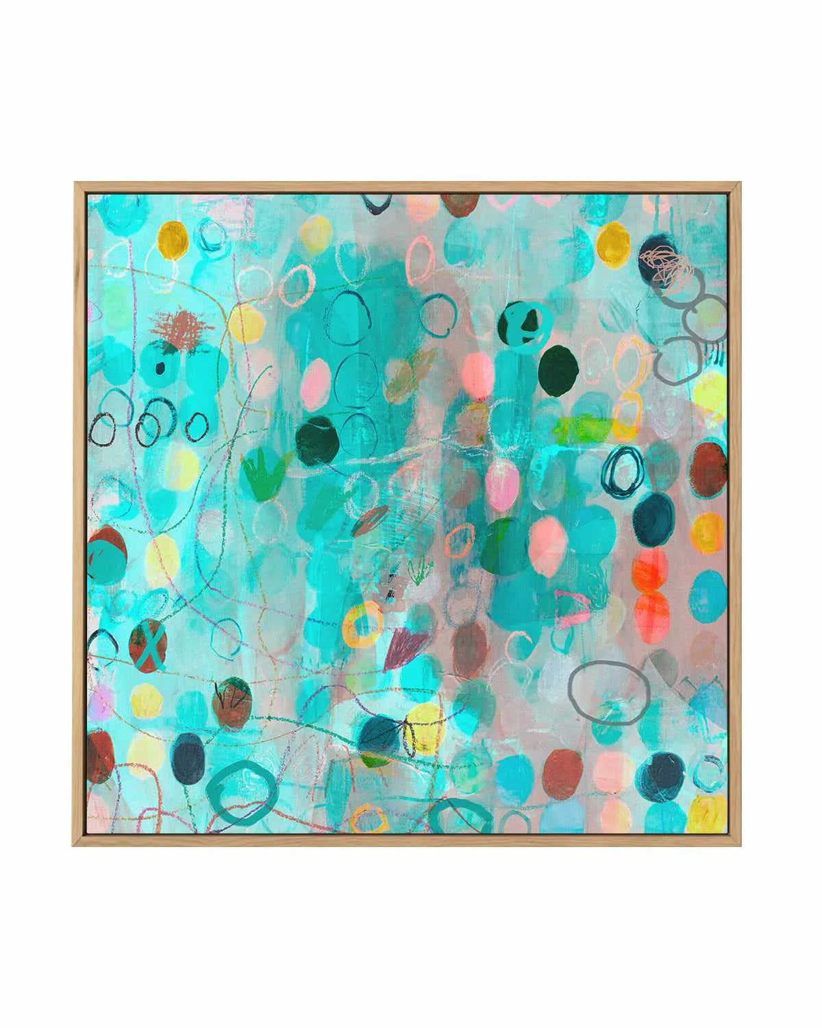 Spiral by Antonia Tzenova | Framed Canvas Art Print from Olive et Oriel where you can shop wallpaper and artworks online