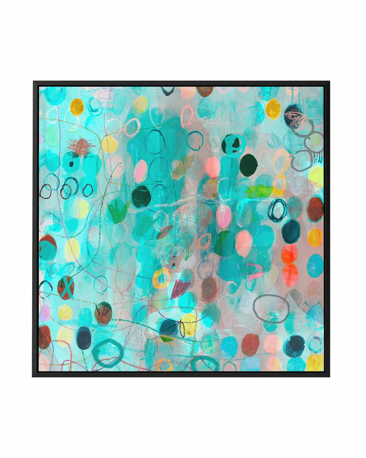 Spiral by Antonia Tzenova | Framed Canvas Art Print from Olive et Oriel where you can shop wallpaper and artworks online