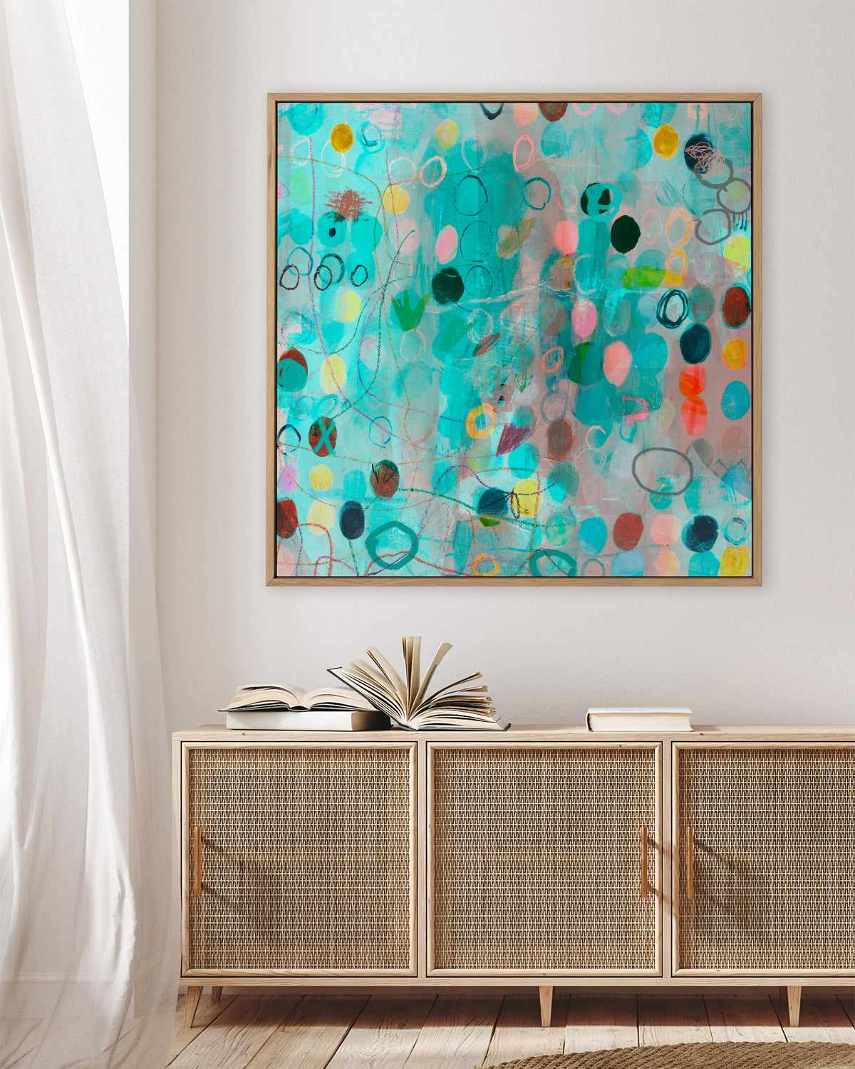 Spiral by Antonia Tzenova | Framed Canvas Art Print