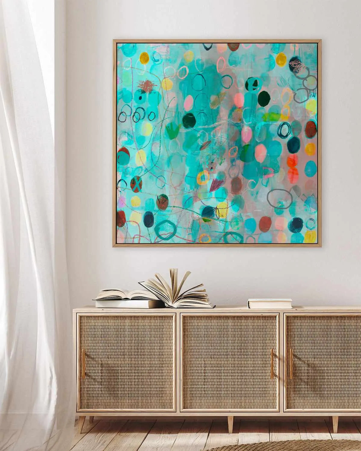 Spiral by Antonia Tzenova | Framed Canvas Art Print from Olive et Oriel where you can shop wallpaper and artworks online