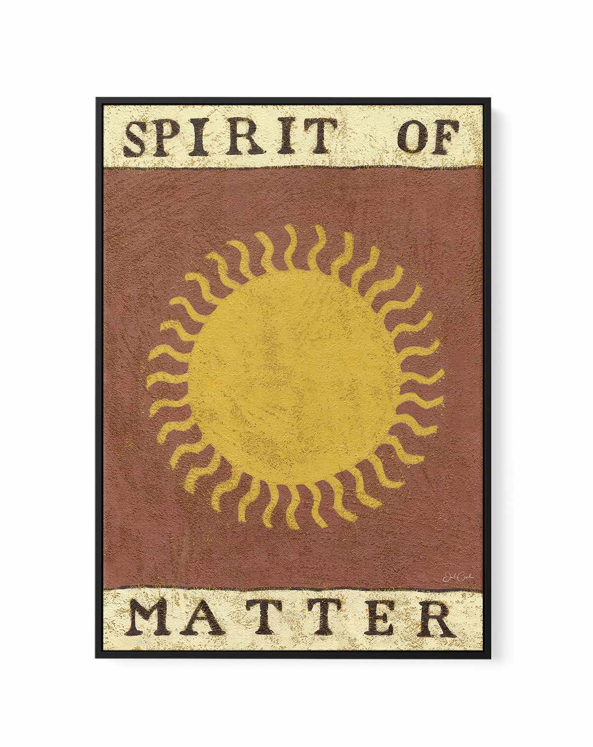 Spirit of Matter by Julie Celina | Framed Canvas Art Print from Olive et Oriel where you can shop wallpaper and artworks online