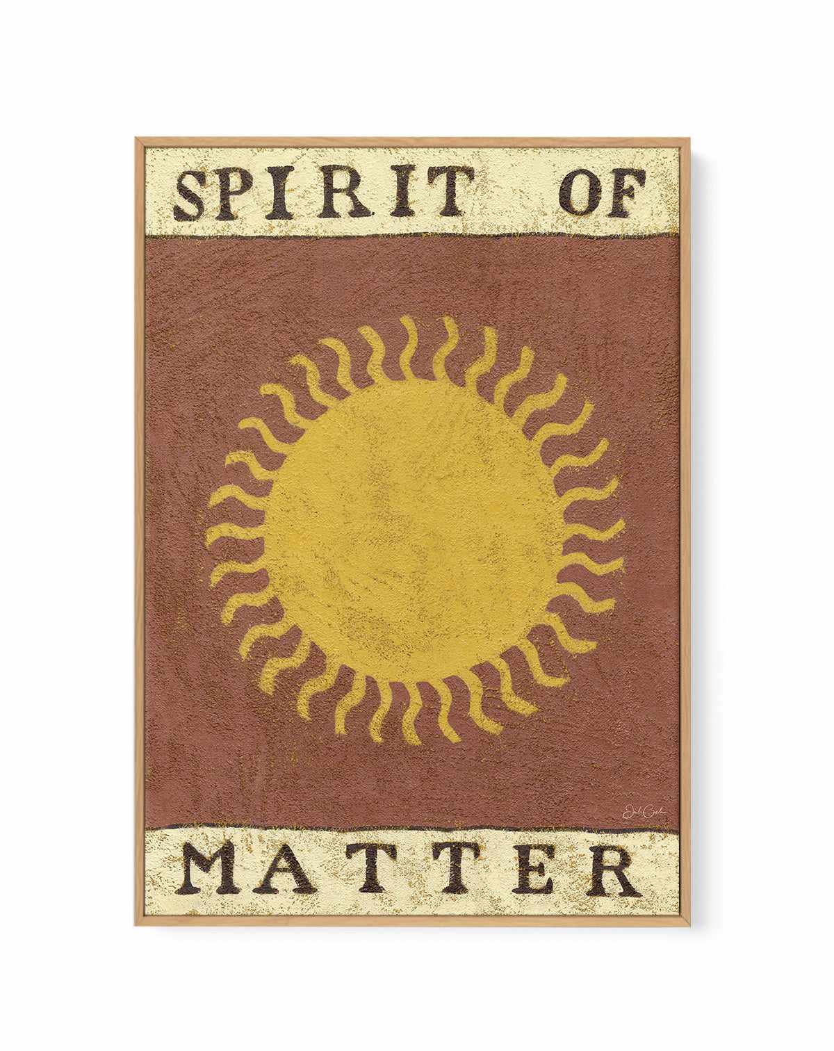 Spirit of Matter by Julie Celina | Framed Canvas Art Print from Olive et Oriel where you can shop wallpaper and artworks online