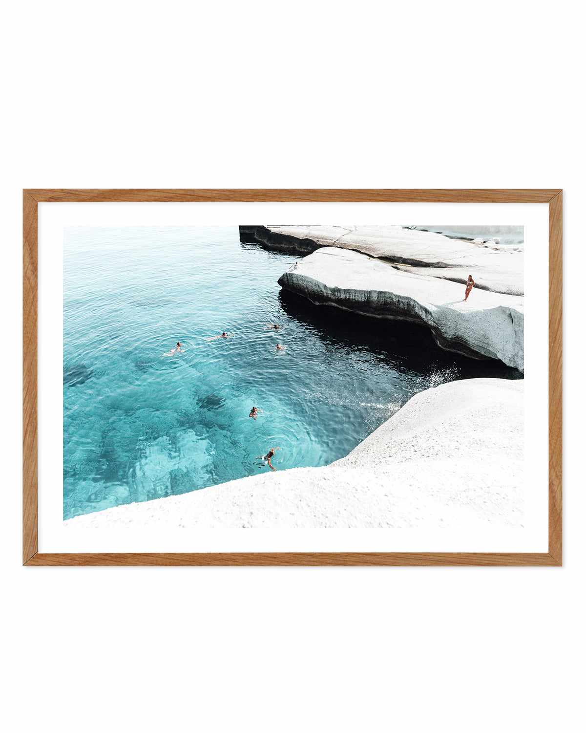 Splash Club, Milos Art Print