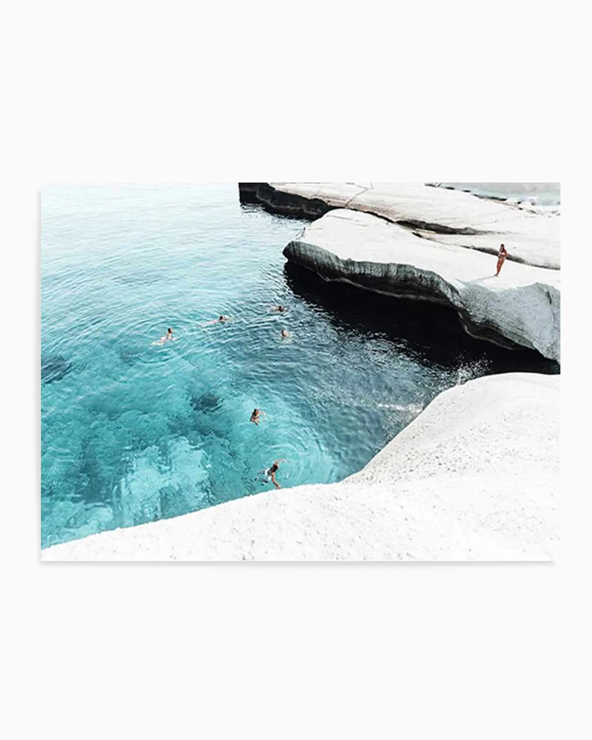 Splash Club, Milos Art Print from Olive et Oriel where you can shop wallpaper and artworks online