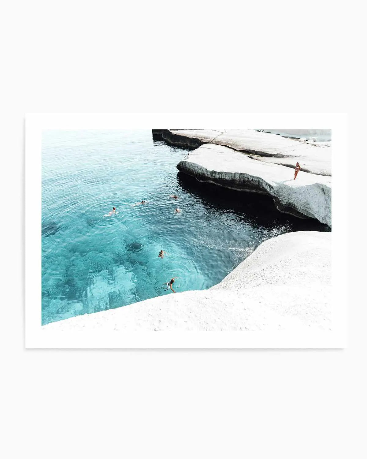 Splash Club, Milos Art Print from Olive et Oriel where you can shop wallpaper and artworks online