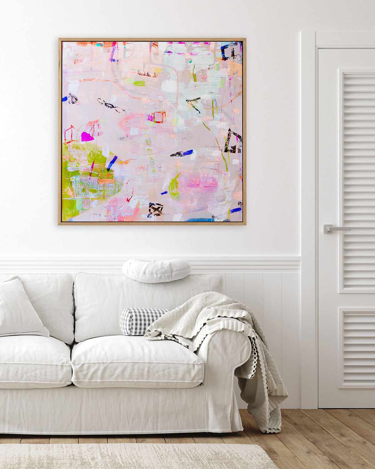 Splash by Antonia Tzenova | Framed Canvas Art Print