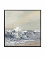 Splashing Wave | Framed Canvas Art Print