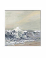 Splashing Wave | Framed Canvas Art Print